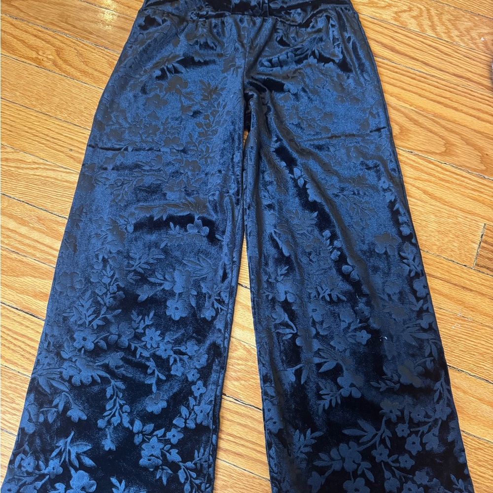Matilda Jane Kids Formal Velvet Pants - Black